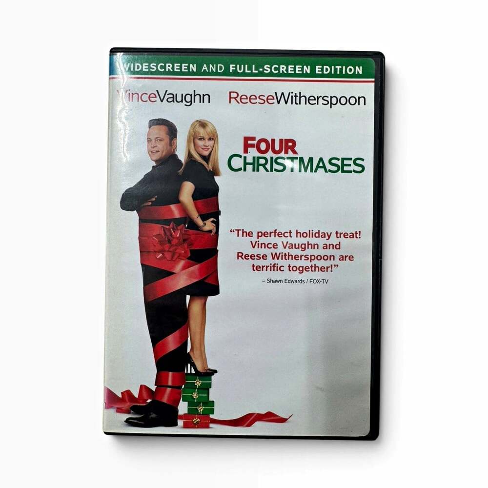 Four Christmases DVD 2008 PG-13 Widescreen/Full Screen Vaughn Witherspoon